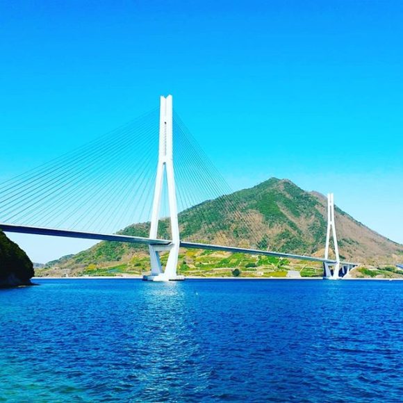 写真：しまなみ海道　多々羅大橋